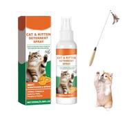 Générique Spray Anti Griffure Chat, Spray D'entraînement Chat, Protecteur de Meubles Contre Les Rayures de Chats pour Chats, Chiens, Intérieur et Extérieur, Canapé, Porte, Tabl 100 ML