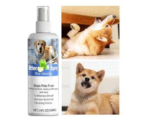 Générique Spray Anti-Morsure pour Chiens - Correcteur Comportemental Doux et à Action Rapide | Spray Anti-Mastication pour Chat,pour Canapés Chaises Meubles Tapis Protection, Mordillage