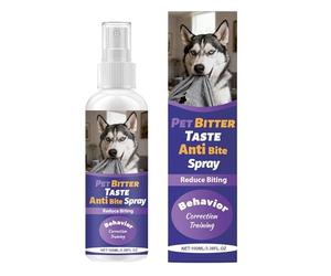 Générique Spray Anti-Morsure pour Chiens | Dressage 100 ML,Spray de Dressage pour Animaux de Compagnie | pour Comportement, Hygiène, Mode de Vie, Soins Intérieurs, Routine et Protection Domestique