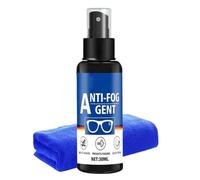 Générique Spray Antibuée - Liquide Nettoyant Optique | Désembueur Lunettes Natation | Adapté Masque Plongée, Visière Casque, Verres Correcteurs, Appareils Photo, Formule 30ml Séchage Rapide