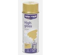 Générique Spray Bombe peinture Aerosol 400ml - Haute brillance - Or Gold - 901