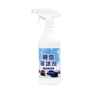 Générique Spray De Dégivrage - Liquide De Dégivrage De 500ml - Spray Fondant Déglaçant | pour Portes Et Essuie-Glaces, Vitre Voiture, Hiver, Trajets Matin, Stationnement Nuit