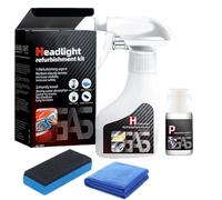 Générique Spray de Renovateur Phare Voiture, 2025 Nouvelle Mise à Niveau Kit Polish Phare Voiture Nettoyant Phare Voiture Opaque pour Le Jaunissement, Flous et Rayés et Les Rayures (1PCS)