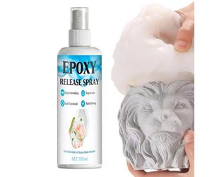 Générique Spray Démoulage Silicone - 100ml | Spray Antiadhésif Séchage Rapide pour Bougie, Ciré, Polyuréthane, Plâtre, Résine Époxy, Art | Protège Les Moules, Démoulage Fluide