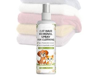 Générique Spray Éliminateur de Poils Chien | Spray Antistatique sans Danger 100 ML,Détachant Anti-Poils Chien pour Tapis,pour Les Vêtements Literie Tapis Canapé Tissu Meubles Et Surfaces Textiles