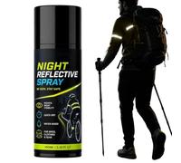 Générique Spray Réfléchissant Lavable Longue Durée Fluorescent Transparent | Peinture réfléchissante pour casque de cycliste et veste Pour Cyclisme, Course À Pied, Marche, Randonnée, Camping,