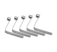 Générique Spring Clips - Manganese Steel 1cm | 5 Pieces V Shape Positioning Clamps | Tent Pole Clips - for Camping Kayak Tent Outdoor Canopy Awning Boat Tube