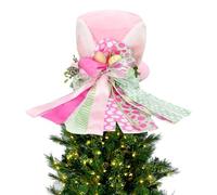 Générique Spring Tree Topper - 11.8x7.87inch Bunny Ear Egg Spring Decor,Easter Egg Ornaments Tree Hat,for Indoor Outdoor Living Room Desk Table Shelf Office Apartment Farmhouse Hotel Party