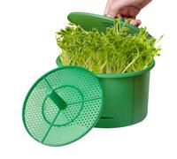 Générique Sprouter Tray Set - Large Capacity Double Layer Mesh Breathing System, Seedling Starter Greens Propagator Kit, Indoor Outdoor Garden Home Use, Grass Bean Sprouting Growth Tool