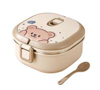 Générique Square Lunch Box | Food Grade Leakproof Square Compact