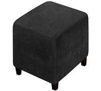 Générique Square/Rectangular Ottoman Cover 35 x 35/40 x 40/60 x 60/100 x 100 cm, XXL Soft Jacquard Footstool Covers to Protect The Foot Rest, Pouf Cover with Elastic Bottom (Colour