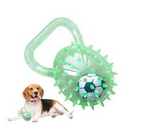Générique Squeaky Ball - Rubber, 5.91x3.94x3.94in Puppy Ball Spiky | Interactive Dog Chew Toy Handle Grip, Durable Pet Balls for Fetch, Training, Indoor Play, Outdoor Exercise, Mental Stimulation