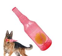 Générique Squeaky Bottle Dog Toy, Aggressive Chew Toy, 19.5cm/7.67in 5.5cm/2.16in Cute Pet Training Tool, Puppy Teeth Cleaning Device for Indoor Outdoor Use Rubber