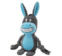 Générique Squeaky Dog Toy, Bite Resistant Animal Shape Chew, 3.94x2.36x9.45 inches Sturdy Interactive Sound Toys, Plush Training Toy for Behavioral Play, Outddor and Indoor Use