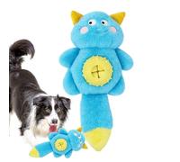 Générique Squeaky Dog Toy, Interactive Treat Dispenser Plush, 13.78x7.09inches Bite Resistant Training Plush with Soft Texture, Durable Pet Puzzle Design, Engaging Chew Toy for Dog Use