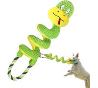 Générique Squeaky Dog Toys for Large Dogs, Interactive Tug of War Puppy Toys with Pull Rope, Stuffed Pet Dog Toys with Soft Fabric Suitable for Small, Medium and Big Dogs