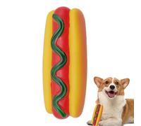 Générique Squeaky Dog Toys for Small Dogs - Hotdog Shaped Interactive Sound Toys, Dog Toys to Keep Them Busy, Dog Chewing Toys, Tough Dog Toys, for Small, Medium, and Large Breed Dogs