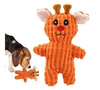 Générique Squeaky Dog Toys, Plush Animal Chew Toy, 9.45x5.51in Tough Authentic Design, Boredom Relief and Teething Aid, Animal Puppy Toys for Keeps Engaged and Clean