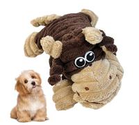 Générique Squeaky Dog Toys, Plush Dog Calming Toys, Interactive Chewing Tool, Stuffed Training Supplies, Cute Pet Play, Entertainment, Stress and Teething Support, 7.48x5.91x1.97in