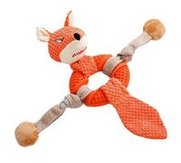 Générique Squeaky Jouets pour Petits Chiens | Corde à mâcher en Peluche avec Design Animal,Jouet pour Chien en Peluche,pour Jardin pelouse Parc Camping extérieur intérieur