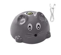 Générique Squeaky Mice Cat Toys, Rechargeable Automatic Moving Toy with Kittens Grass & Bell, Interactive Turning Pet Toy for Indoor & Outdoor Kittens, Exercise Cats