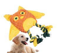 Générique Squeaky Owl Dog Toy, Tough Plush Puppy Toy, Interactive Chewing Device, Durable, Safe for Aggressive Breeds, Perfect for Pet Training, Playtime, Teething Relief, 8.66x8.66 inches