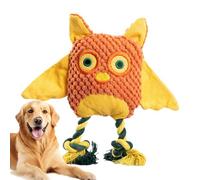 Générique Squeaky Owl Toy, Interactive Puppy Chew, Puppies Training Aid, Plush Chewing Device, 8.66x8.66 inches, Making It an Excellent Tool for Pet Trainings and Behavioral Development