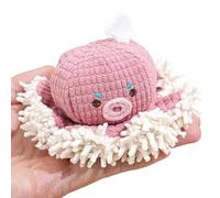 Générique Squeaky Plush Dog Toy - Cute Cartoon Teething Doll, Soft Squeak Toy for Small Medium Breed, Keeps Them Busy Teeth Cleaning, Durable Stitching Puppy for Puppy Cognitive Training