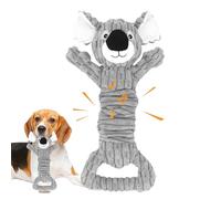 Générique Squeaky Toys for Dogs, Plush Tug of War Toy, Koala Shape Chew, Puppy Play Supplies, Cartoon, Chewing Tool, Pet Interactive Toy Dog, Puppies, Pets, Playtime, Training, 12.6x7.87x3.94 inches