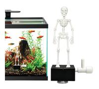Générique Squelette Bulleur Aquarium, Déco Halloween Dansante pour Poisson