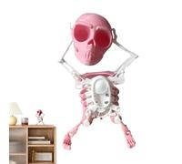 Générique Squelette Dansant Jouet,Figurine Crâne Dansant à Remontoir | Jouet à Remontoir Crâne Halloween pour Garçons Filles Adolescents Adultes