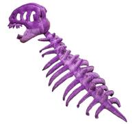 Générique Squelette de dinosaure en peluche, costume de Spinosaurus en peluche, costume de dinosaure 3D réaliste, cadeau d'Halloween (Violet, 120cm)