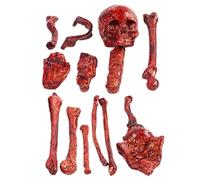 Générique Squelettes d'halloween 14 pièces d'os réalistes et effrayants