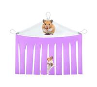 Générique Squirrel Hammock, Small Animal Cage Hide Out, 17.72x12.4x10.63 inches, Cozy Sleeping Nest, Soft Hanging Bed, Sugar Glider Chinchilla Dwarf Pets for Playing Resting Indoor Habitat