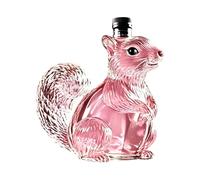 Générique Squirrel Shape Glass Decanter - Decorative Empty Wine Bottle and Whiskey Decanter for Home, Kitchen, Dining Room, Restaurant, Bar, Party and Celebration Beverage Service