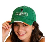 Générique St Patricks Day Hat - Hello Darkness My Old Friends Humor Design, Breathable Fashionable Headwear, Funny Irish Holiday Cap | For Party Parades & Celebrations