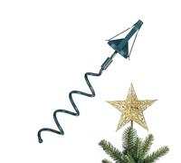 Générique Stabilisateur De Cime d'arbre De Noël, Support De Remplacement À Visser, Accessoire pour Stabiliser La Cime De l'arbre pour Les Décorations De Noël Et d'halloween