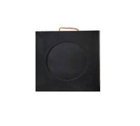 Générique Stabilisateur de Grue antidérapant - Stabilisateur de cric de remorque empilable et incassable avec poignée, Patin de nivellement, Rayon encastré, 11,8 x 11,8 x 1,6 po (1 pièce)