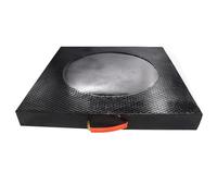 Générique Stabilisateur Universel pour Grue, Patins de nivellement antidérapants avec poignée, Patin de remorque épais et Personnalisable pour Grue/dépanneuse, 11,8 x 11,8 x 1,6 Pouces