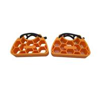 Générique Stabilisateurs de Pied de vélo de pédale de vélo Sangle de pédale avec Structure hexagonale Large compatibilité Sangle de de vélo