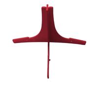 Générique Stable Brass Stand, Trumpet Holder Rack, 9.02x4.72in High Strength Support Base with Tip Proof Design, Sturdy Metal Instrument Stand, Foldable Travel Practice Style, Band School Concert Use