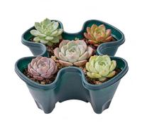 Générique Stackable Planter,Stackable Anti-Slip Secure Drainage - Indoor Outdoor Gardening Pots - for Garden Yard Farm Patio Balcony Lawn Home Decor