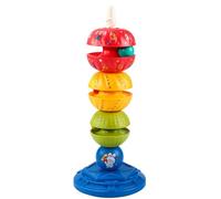 Générique Stacking Toys Toddler - Rainbow Tower Interactive Blocks Balance Game for Kids, Educational Preschool Learning Playset Boys and Girls, Colorful Building Activity Toy Development Use 6.1in