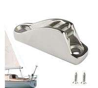 Générique Stainless Steel 316 Rope Clamp - Marine-Grade Kayak Cleat | Boat & Sail Hardware, Rope Buffer, Outdoor Gear Fastener for Marine Use