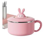 Générique Stainless Steel Bowl - 1200ml Large Capacity Dinnerware - Stainless Draining Salad Container for Lunch | for Rice Soup Fruit Sandwiches Vegetable Dormitory Home Kitchen