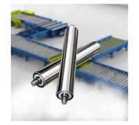 Générique Stainless Steel Conveyor Rollers for Commercial Use - 38/50/60/76mm Diameter, Various Lengths (700/800/900/1000mm) - Ideal for Warehouses & DIY Projects (600mm, 76x15x1.5mm)