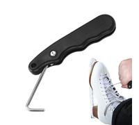 Générique Stainless Steel Folding Hockey Skate Lace Tightener Puller Tool | Stainless Steel Folding Hockey Skate Lace Tightener Puller Tool with Anti Slip Handle