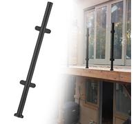 Générique Stainless Steel Glass Railing Post System for Atrium Dividers - 80cm Height, Durable Stair Railing with Pillar Clamps - Modern Safety & Stylish Interior Solution