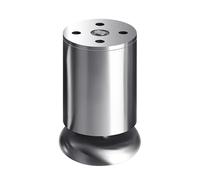 Générique Stainless Steel Height Adjustable Support Feet Heavy Duty - Adjustable Furniture Legs, Load Bearing Furniture Support Base | Reliable Supports System for Cupboard Sofa Bookcase Arrangement