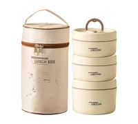 Générique Stainless Steel Leakproof With Storage Bag - Lunch Bag Insulated Stainless Steel Container - For School Office Travel Dorm Work Trip Camping Fishing Outdoor Men Women Kids Snack